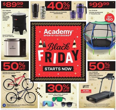 Academy black friday ad - Academy's Black Friday sale offers great deals on gun accessories, flashlights, and telescopes. Get the EyeProtect flashlight at 40% off and the telescope bundle for only $70. Stay active during lockdowns with new hiking boots.